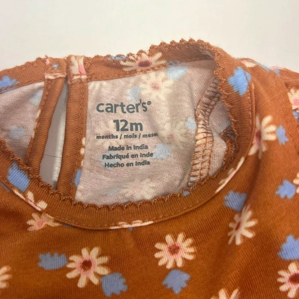 Carters dressing baby